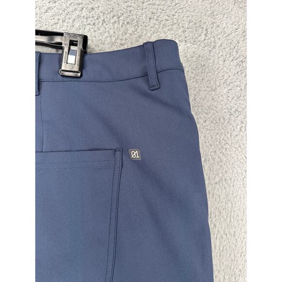 Algo Pants Mens 42 Navy Blue Chino Tech Performance UPF 40 Moisture Wicking NEW - Picture 9 of 13